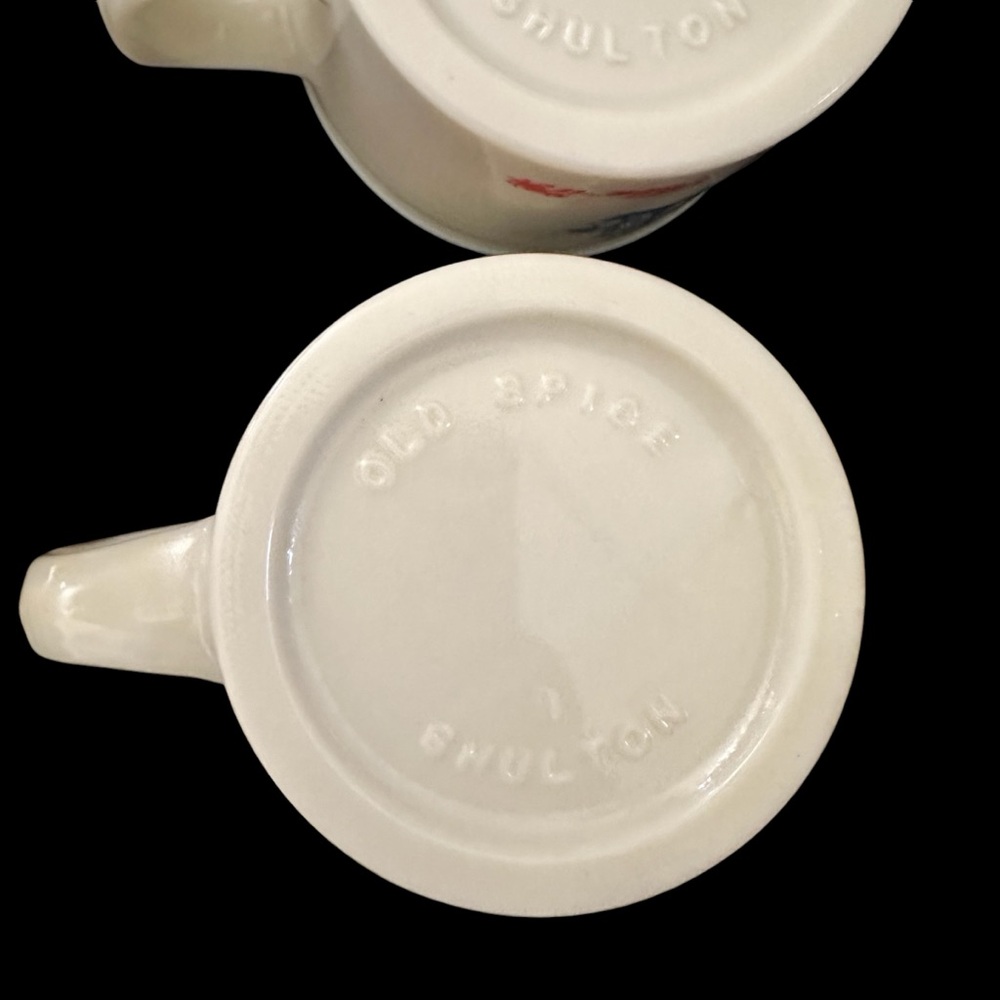 OLD SPICE Vintage Shave Mugs with Sailing Ships - Lot of 3 Mugs - Picture 11 of 12
